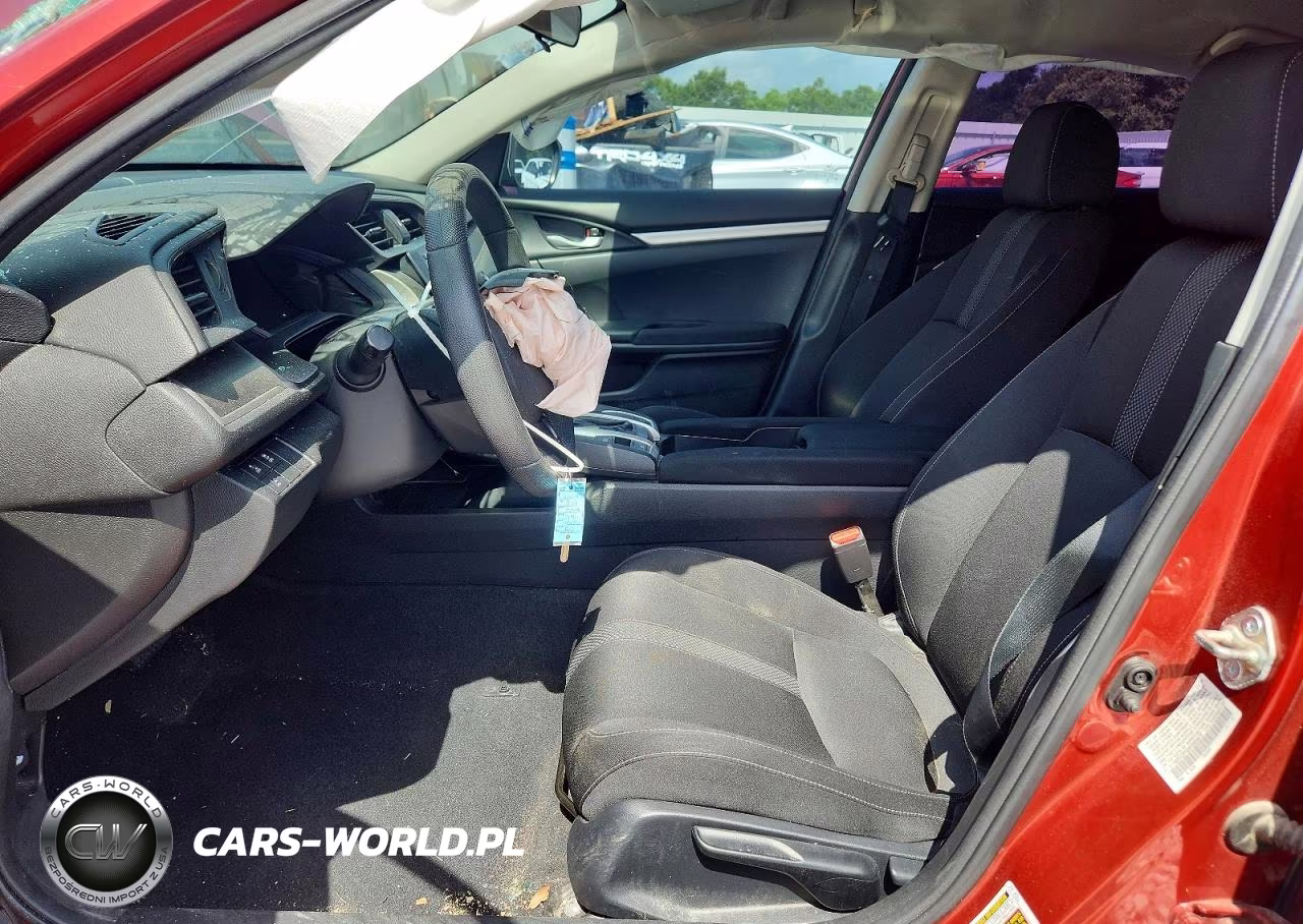 2019 Honda Civic Lx VIN:19XFC2F65KE004676 - 7