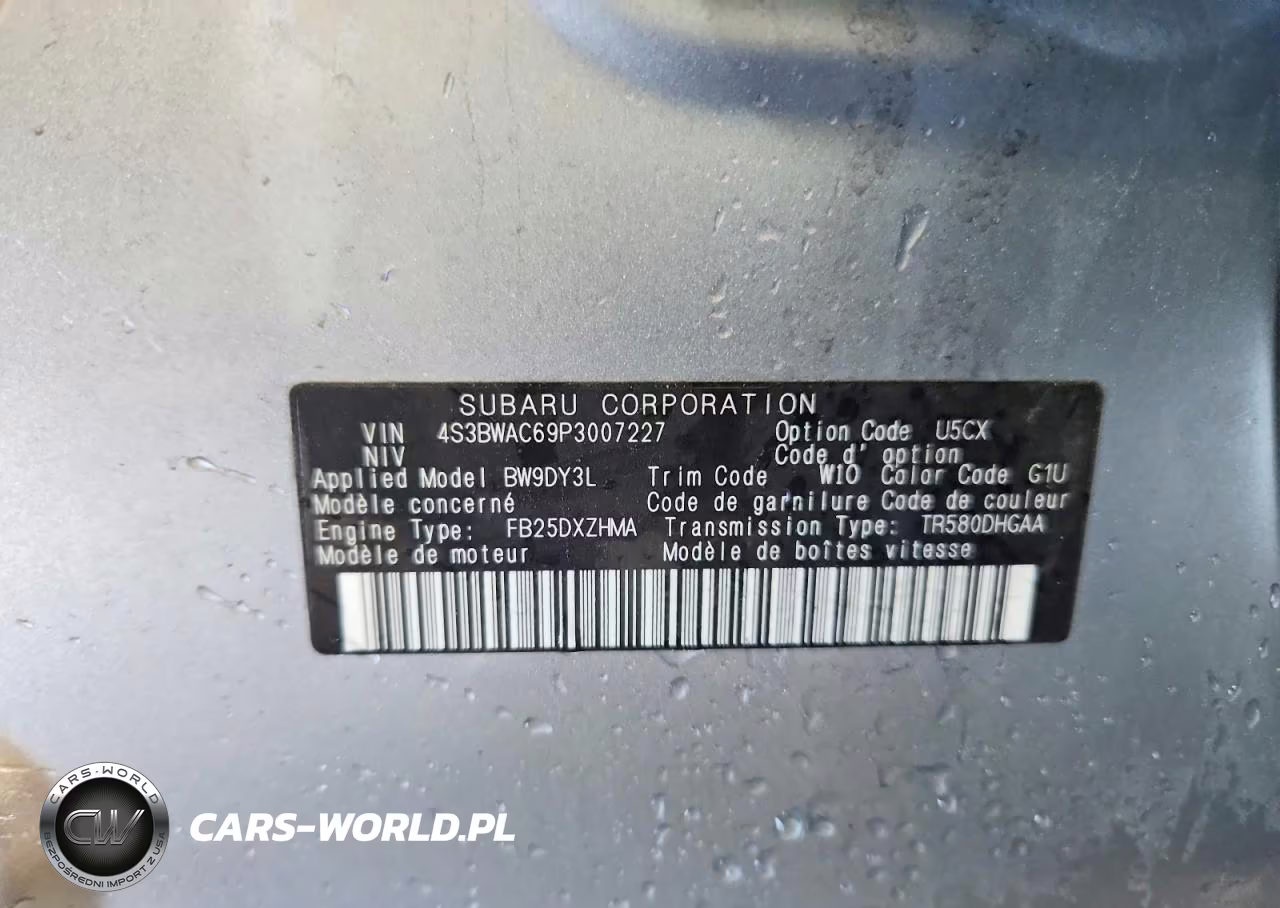 2023 Subaru Legacy Premium VIN:4S3BWAC69P3007227 - 13