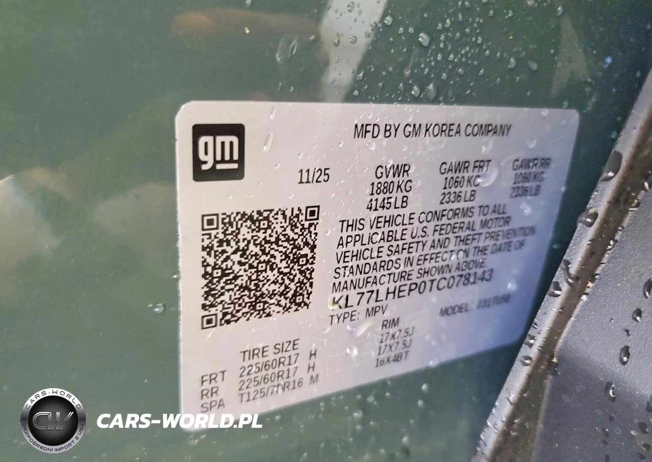 2026 Chevrolet Trax VIN:KL77LHEP0TC078143 - 13