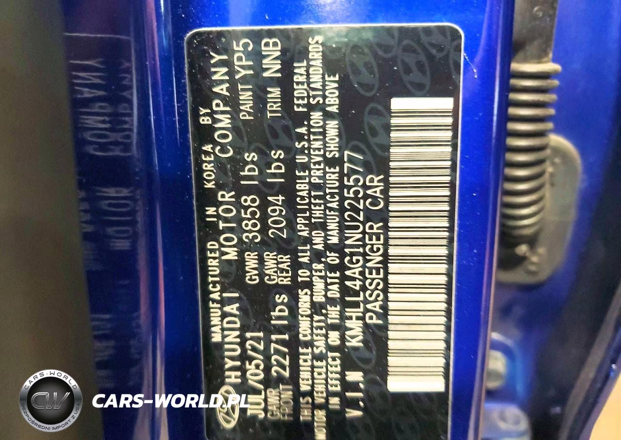 2022 Hyundai Elantra Se VIN:KMHLL4AG1NU225577 - 12