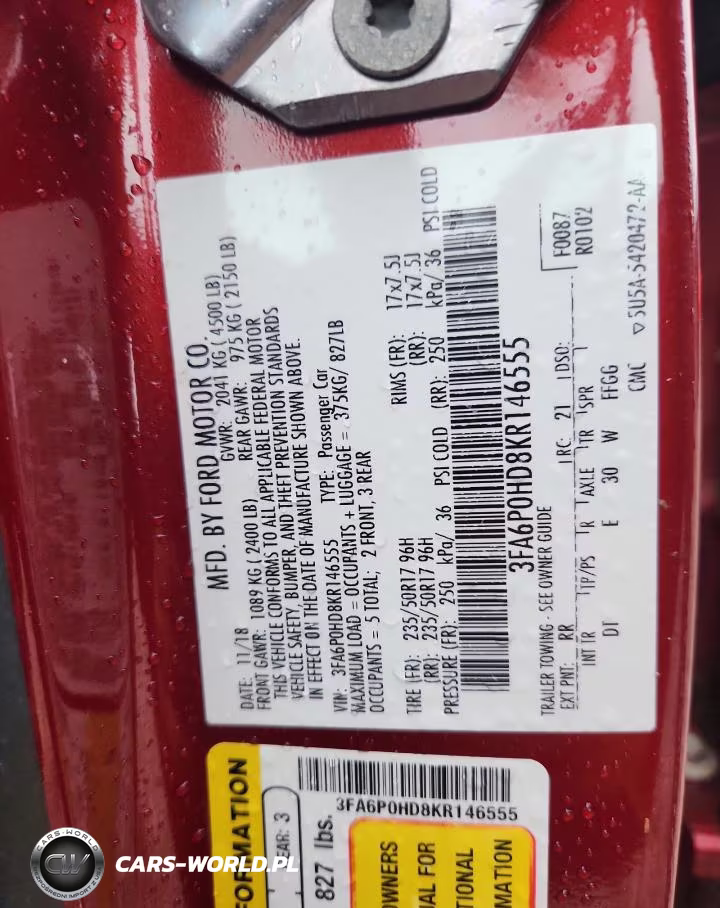 2019 Ford Fusion Se VIN:3FA6P0HD8KR146555 - 13