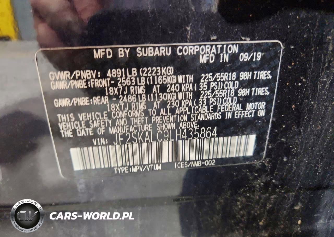 2020 Subaru Forester Sport VIN:JF2SKALC9LH435864 - 13