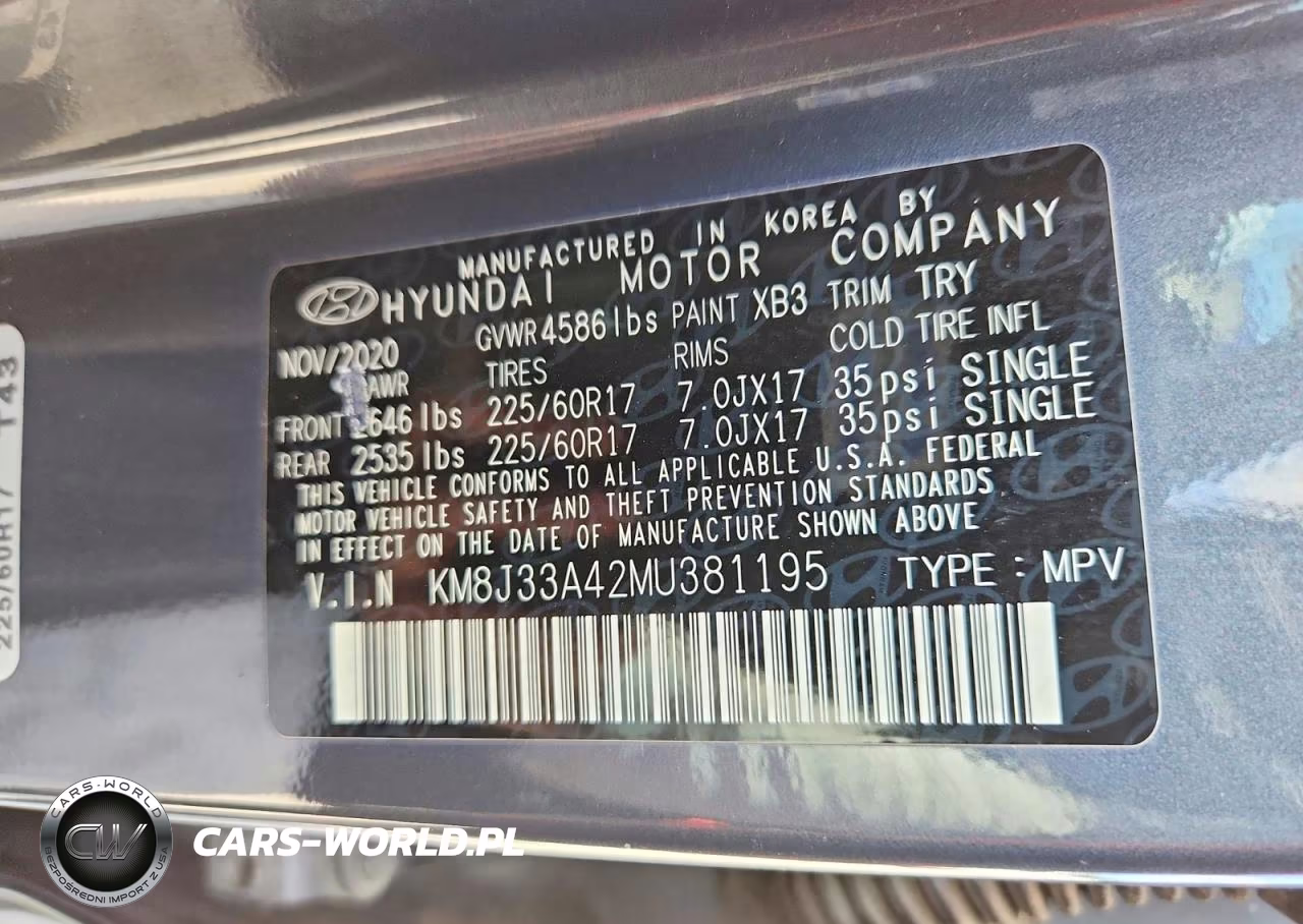 2021 Hyundai Tucson Value VIN:KM8J33A42MU381195 - 13