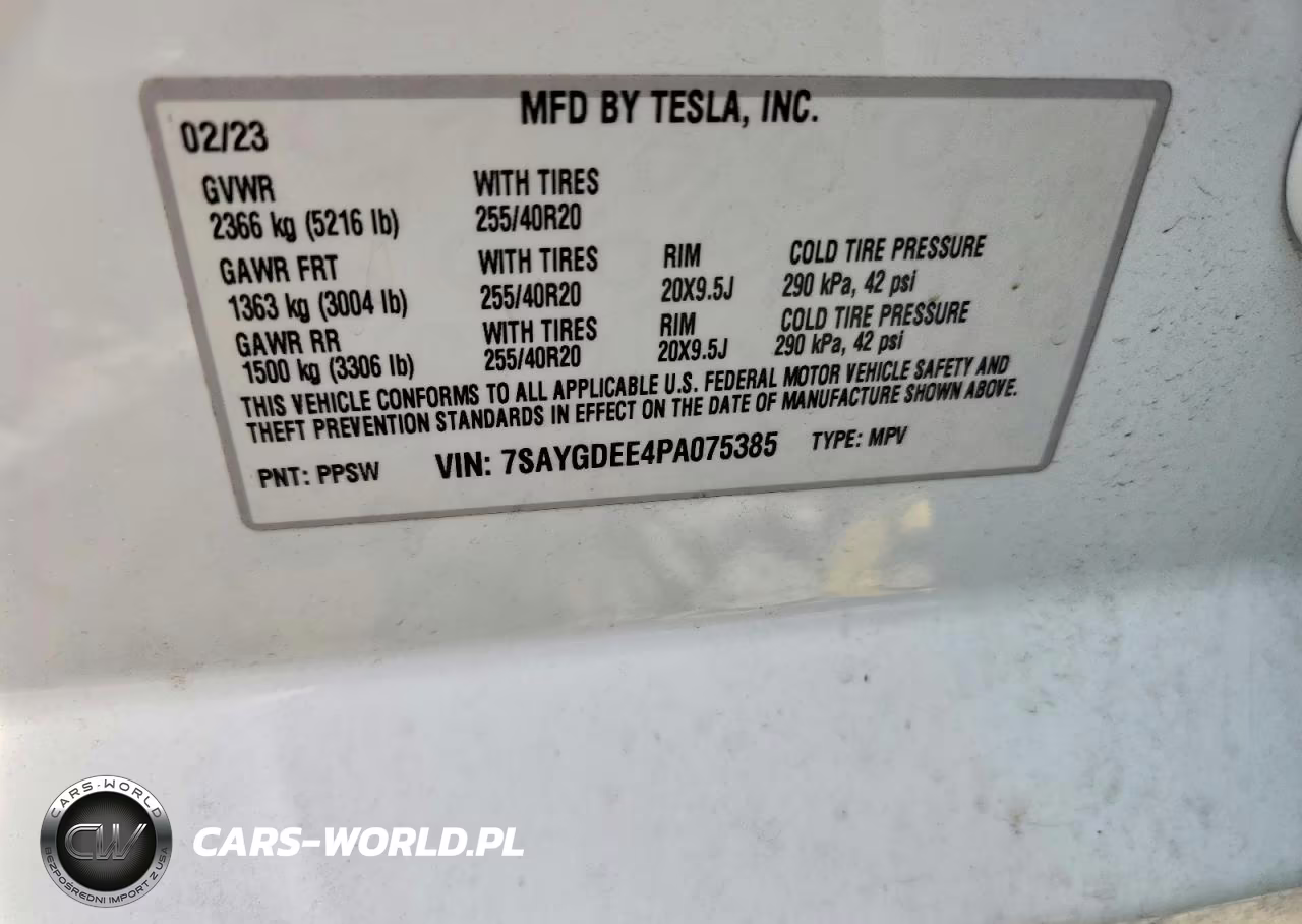 2023 Tesla Model Y VIN:7SAYGDEE4PA075385 - 12