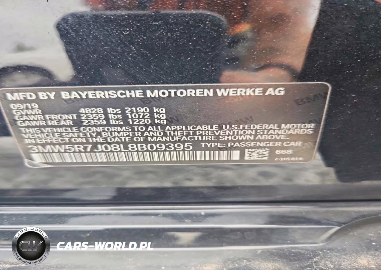 2020 BMW 330Xi VIN:3MW5R7J08L8B09395 - 12