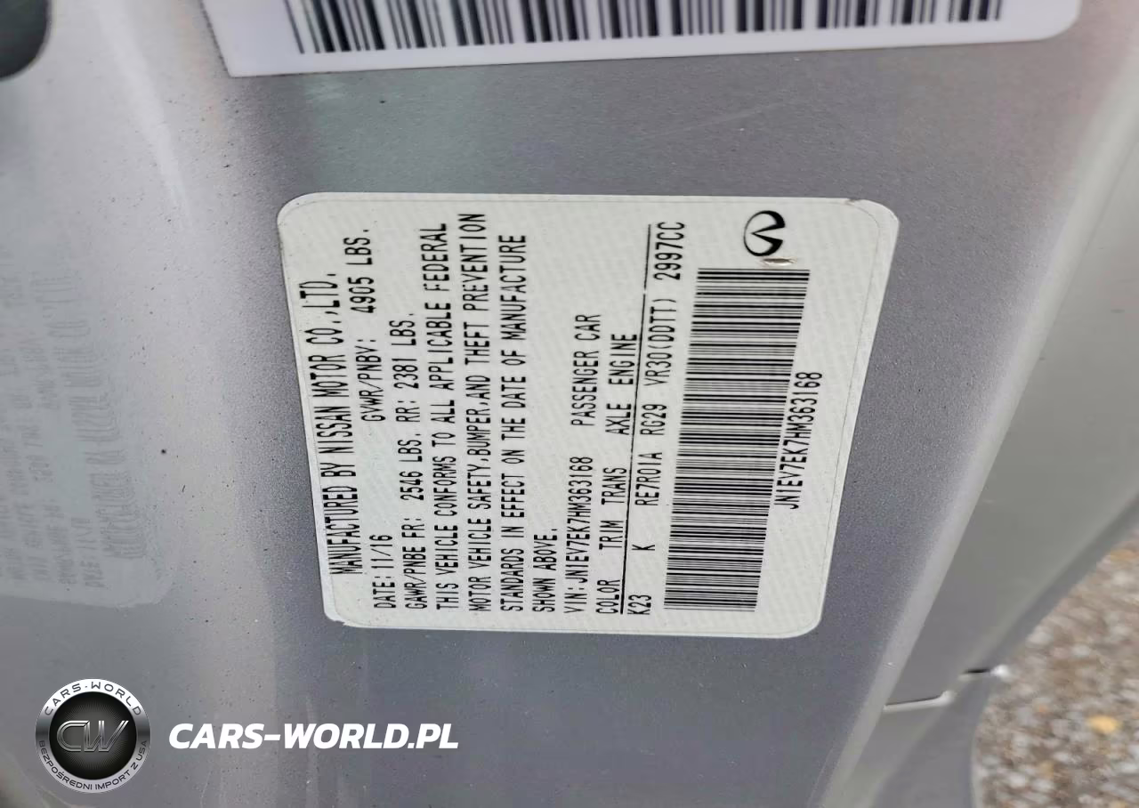 2017 Infiniti Q60 3.0T Premium VIN:JN1EV7EK7HM363168 - 12