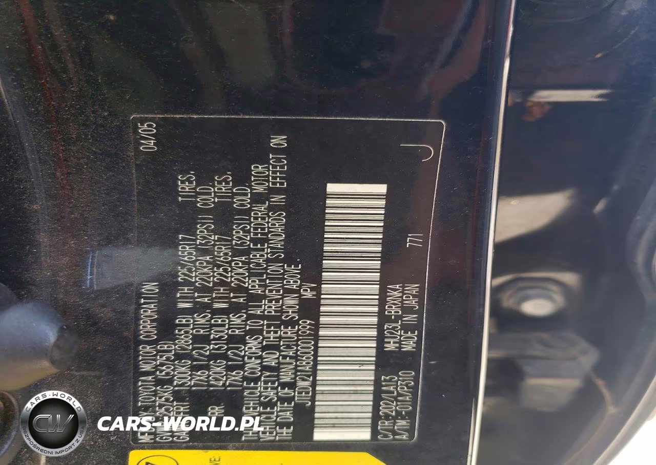 2006 Toyota Highlander Hybrid VIN:JTEDW21A860001999 - 13