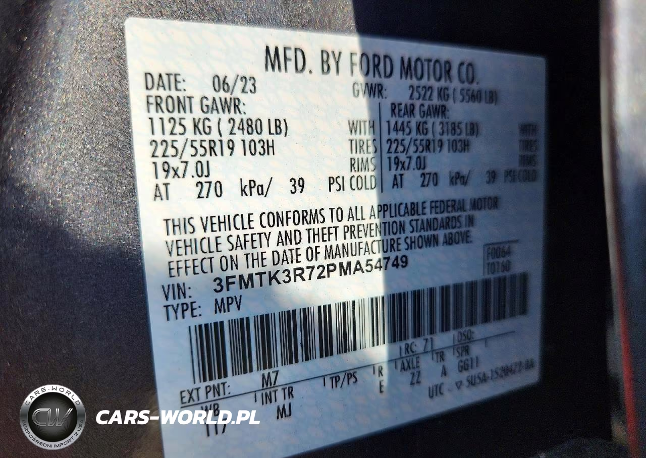 2023 Ford Mustang Mach-E Premium VIN:3FMTK3R72PMA54749 - 12