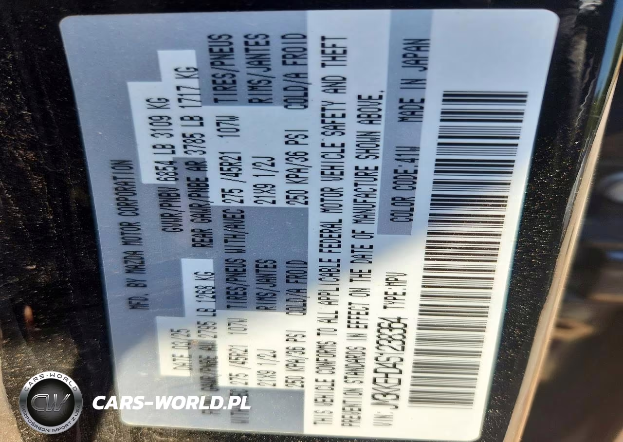 2025 Mazda Cx-90 Premium Plus VIN:JM3KKEHD4S1238364 - 14