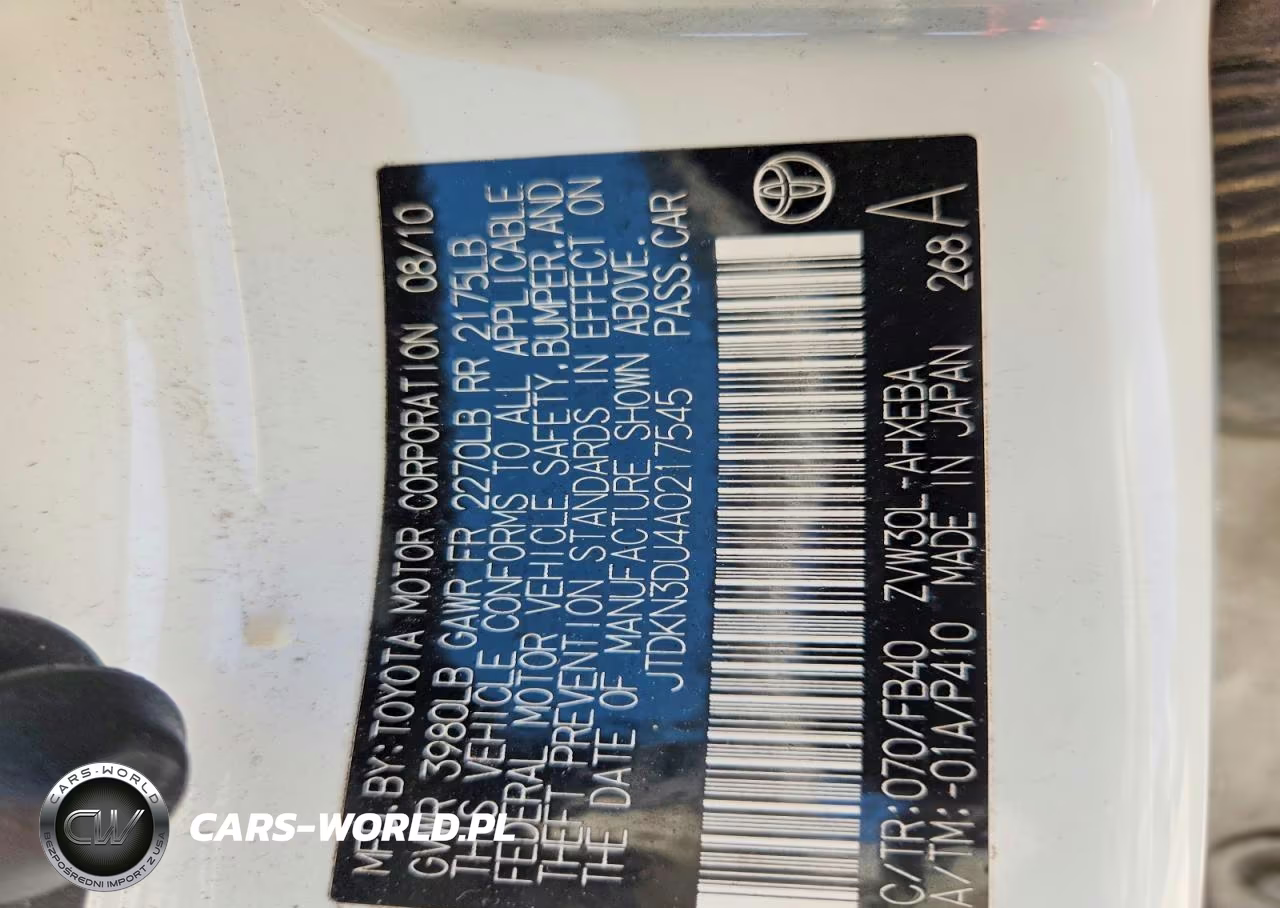 2010 Toyota Prius Iii VIN:JTDKN3DU4A0217545 - 12