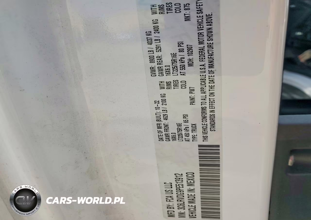 2023 Ram Promaster - Ambulance Body VIN:3C6LRVDG9PE513912 - 14