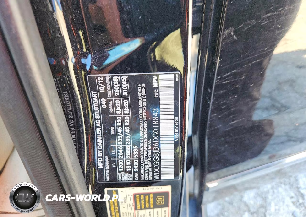2013 Mercedes-Benz Glk 350 4Matic VIN:WDCGG8JB6DG018843 - 13