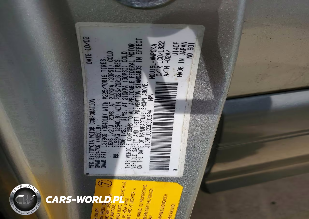 2003 Lexus Rx 300 VIN:JTJHF10U230301994 - 13