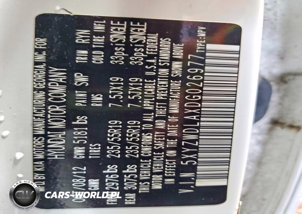 2013 Hyundai Santa Fe Sport 2.0T VIN:5XYZWDLAXDG026977 - 12