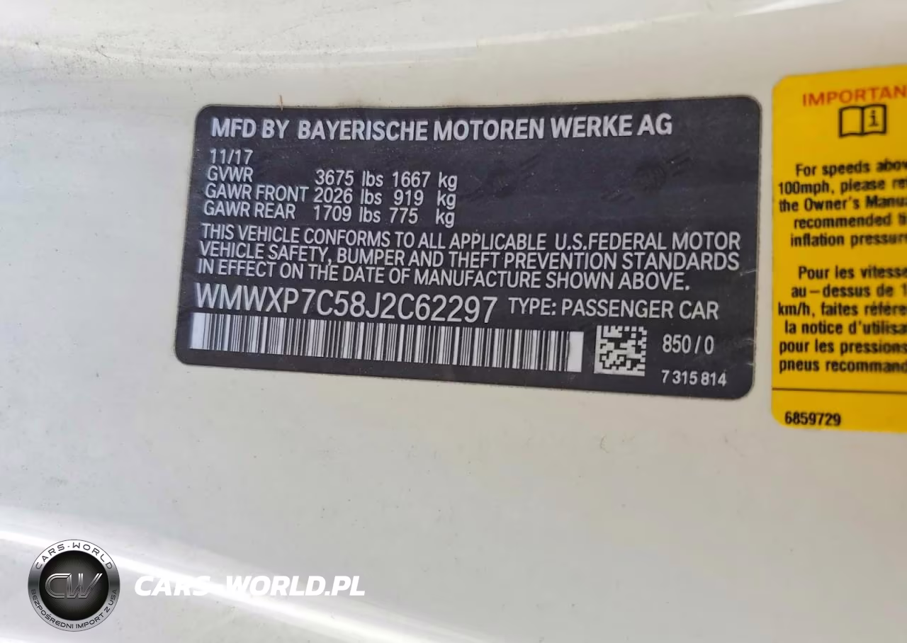2018 Mini Cooper S VIN:WMWXP7C58J2C62297 - 12