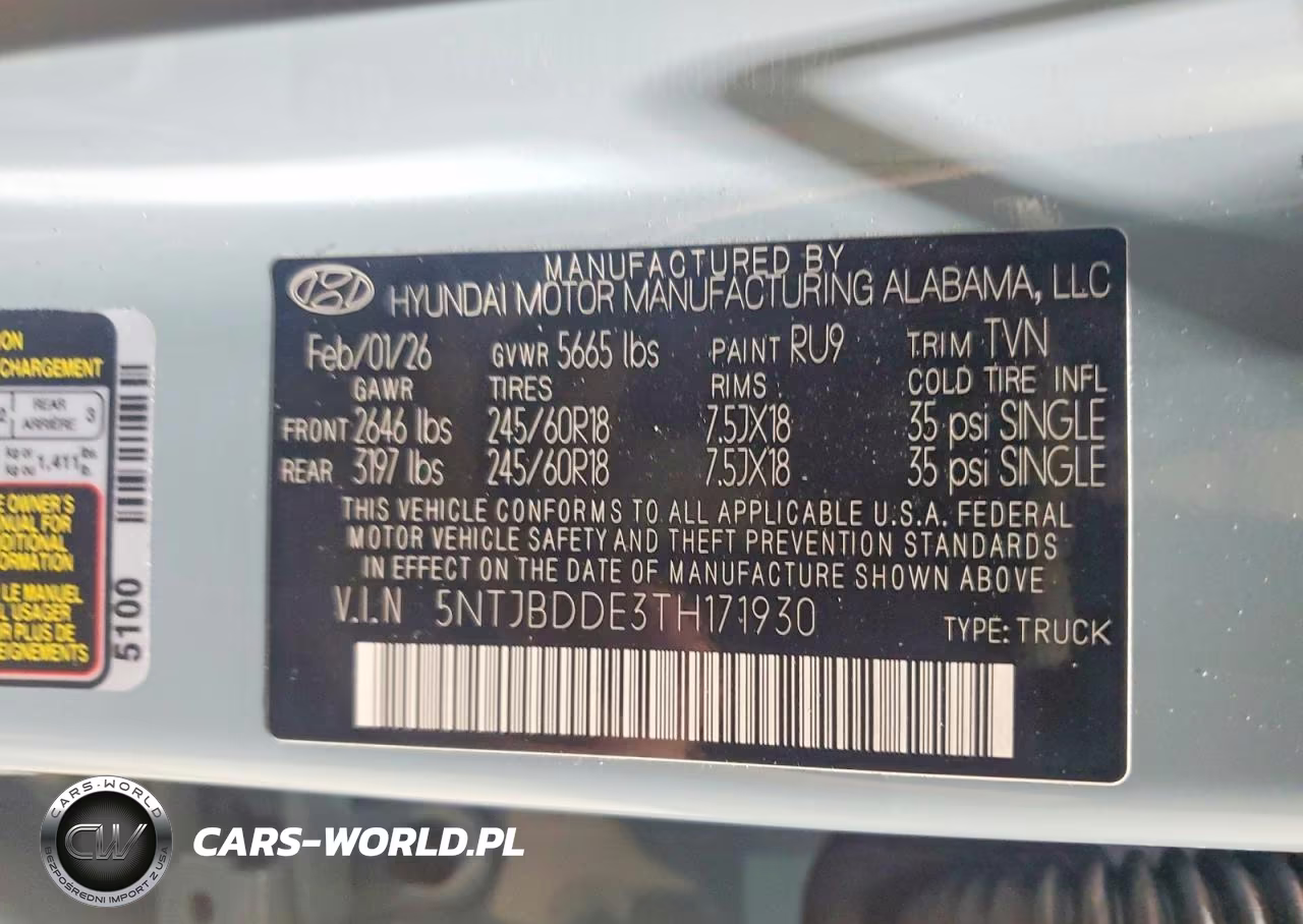 2026 Hyundai Santa Cruz Sel VIN:5NTJBDDE3TH171930 - 12