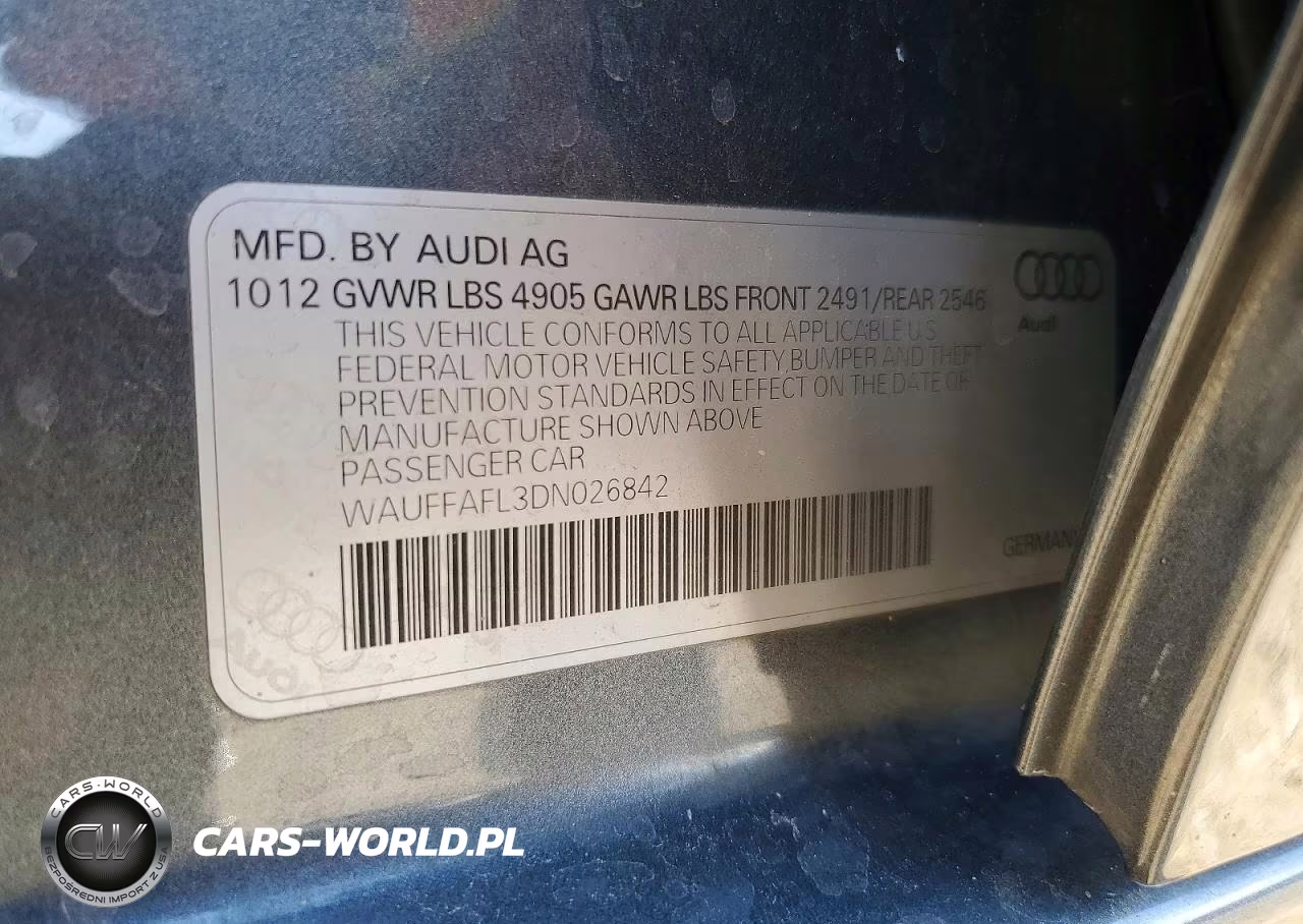 2013 Audi A4 Premium Plus VIN:WAUFFAFL3DN026842 - 12