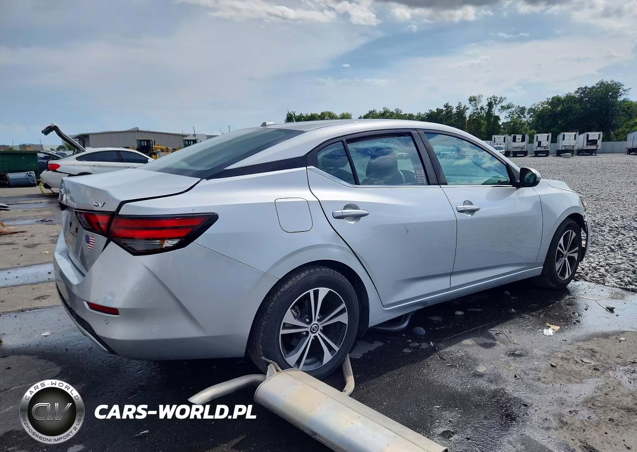 2022 Nissan Sentra Sv VIN:3N1AB8CV6NY241422 - 3
