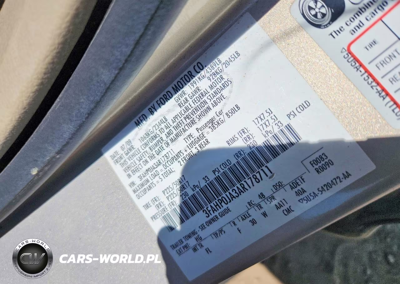 2010 Ford Fusion Sel VIN:3FAHP0JA3AR178711 - 12