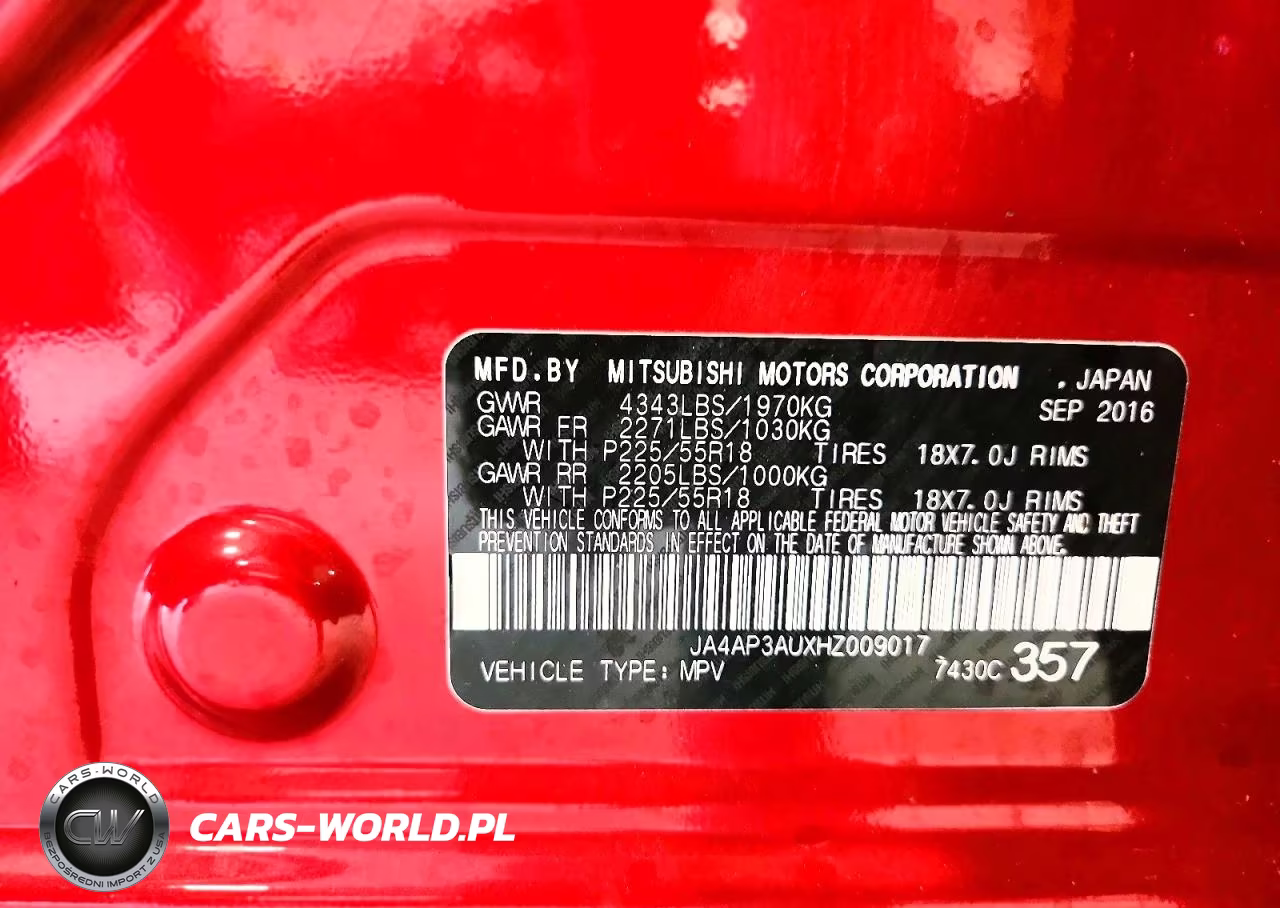 2017 Mitsubishi Outlander Sport Es VIN:JA4AP3AUXHZ009017 - 12