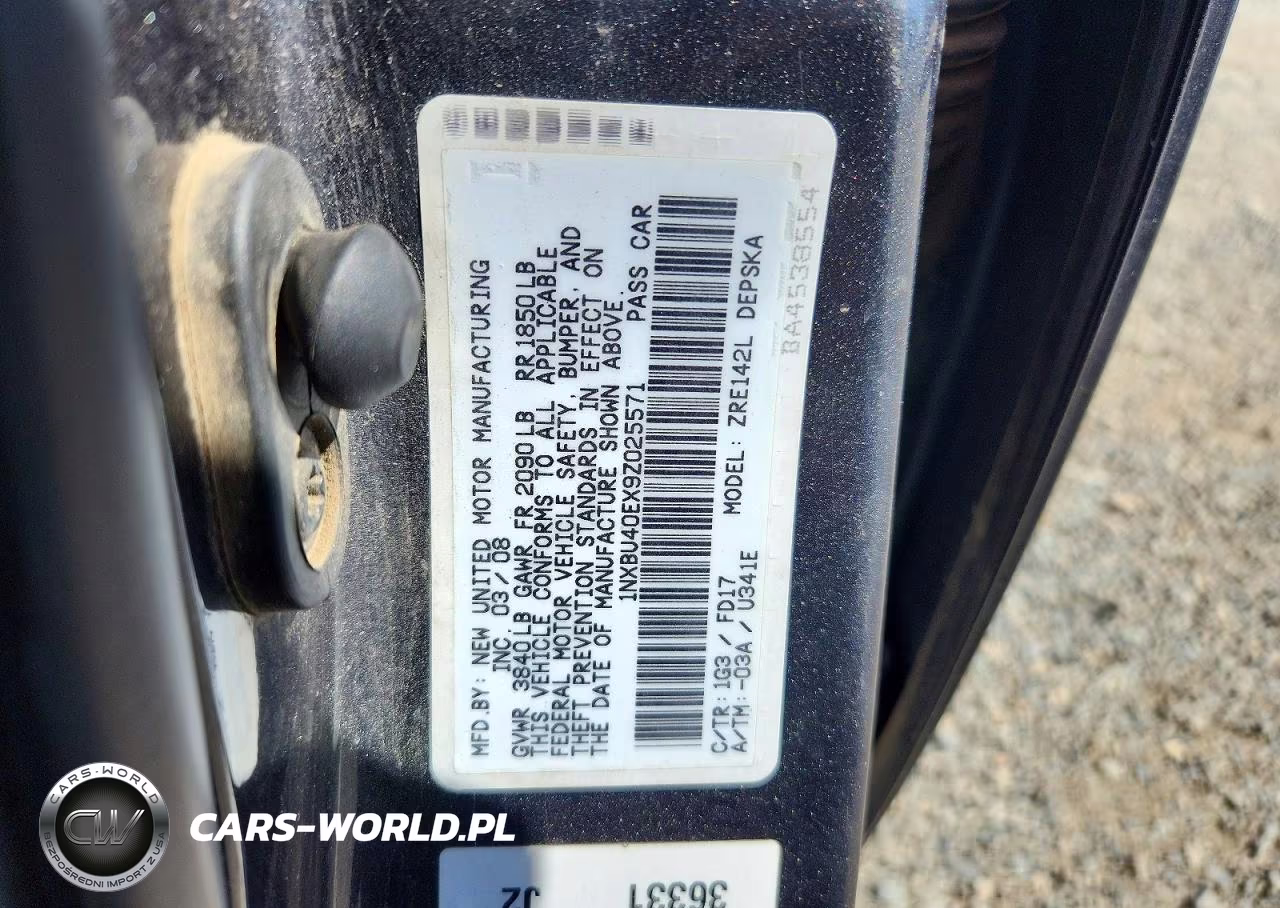 2009 Toyota Corolla S VIN:1NXBU40EX9Z025571 - 12