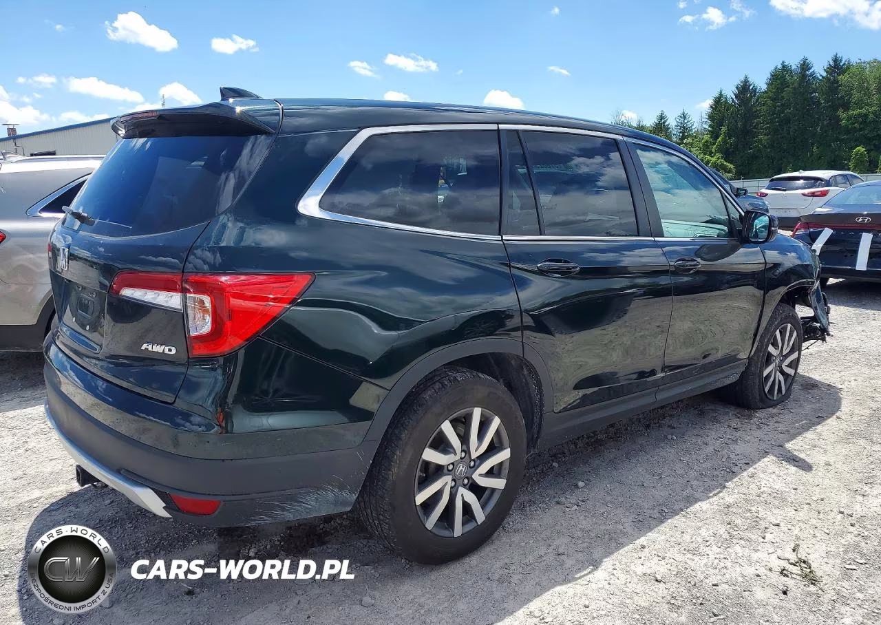 2020 Honda Pilot Exl VIN:5FNYF6H54LB013036 - 3