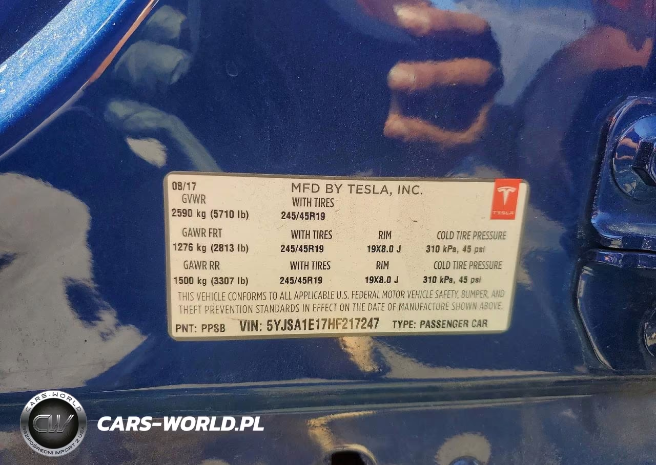 2017 Tesla Model S VIN:5YJSA1E17HF217247 - 13