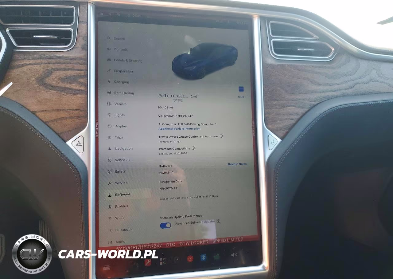 2017 Tesla Model S VIN:5YJSA1E17HF217247 - 9