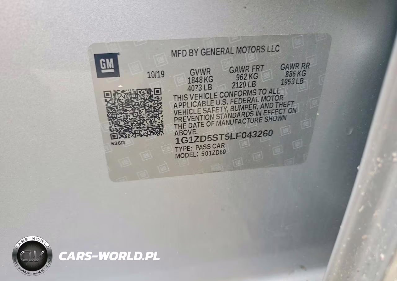 2020 Chevrolet Malibu Lt VIN:1G1ZD5ST5LF043260 - 12