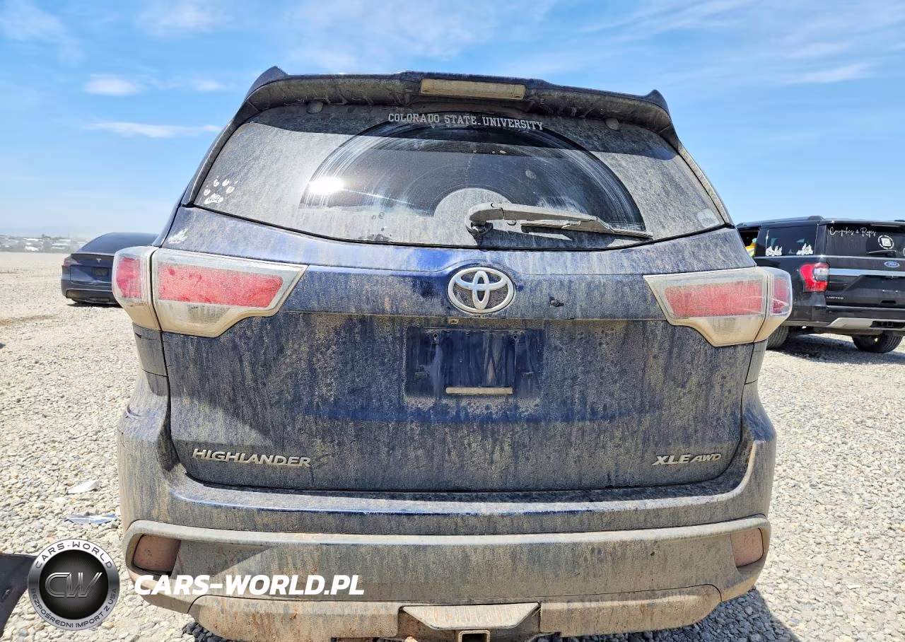 2015 Toyota Highlander Xle VIN:5TDJKRFH6FS168103 - 6