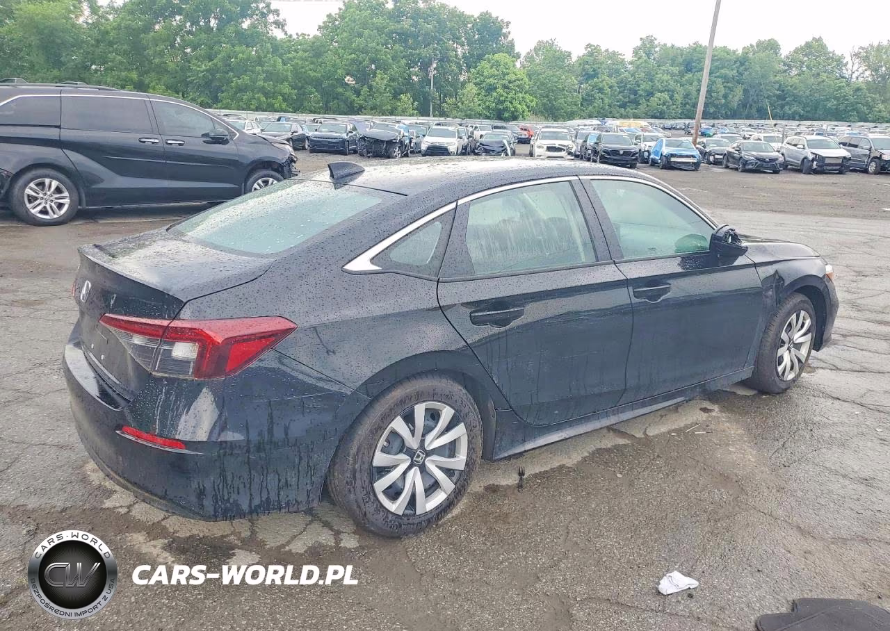 2025 Honda Civic Lx VIN:2HGFE2F20SH604860 - 3