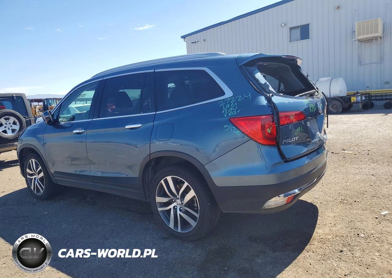 2017 Honda Pilot Elite VIN:5FNYF6H00HB062021 - 2