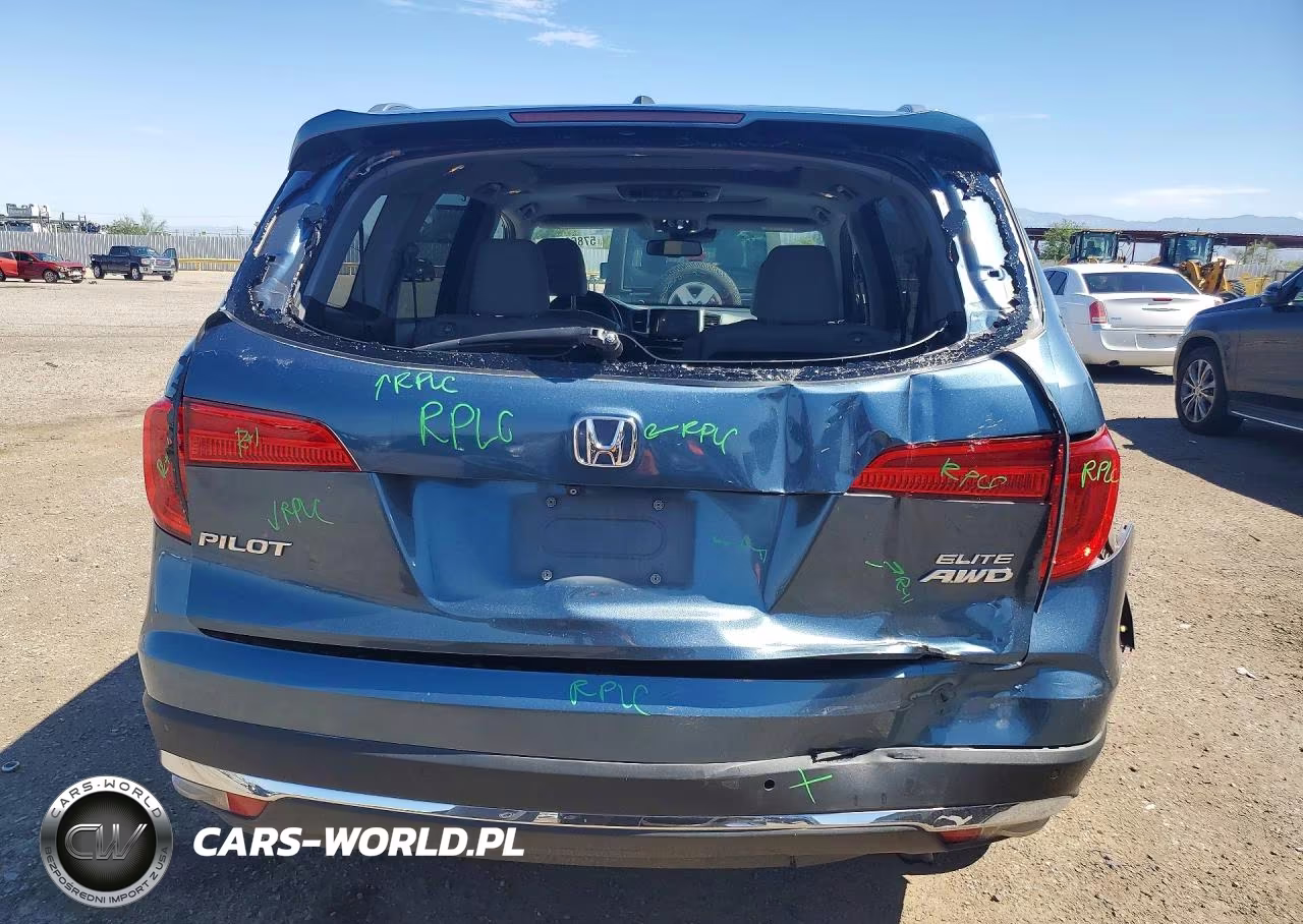 2017 Honda Pilot Elite VIN:5FNYF6H00HB062021 - 6