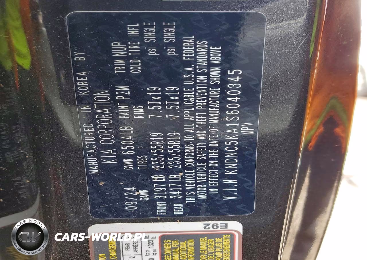 2025 Kia Carnival Ex VIN:KNDNC5KA1S6040345 - 13