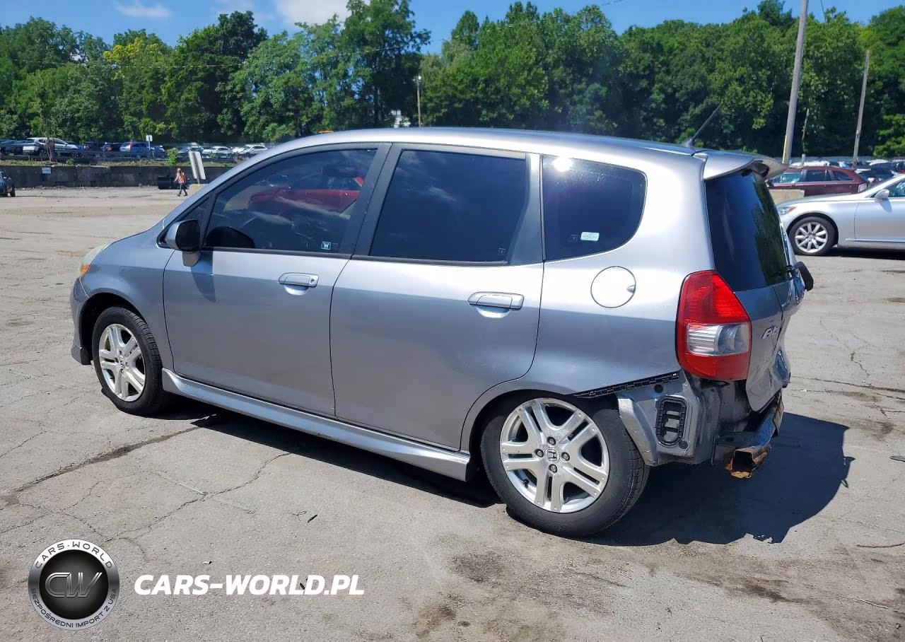 2007 Honda Fit S VIN:JHMGD37617S003193 - 2