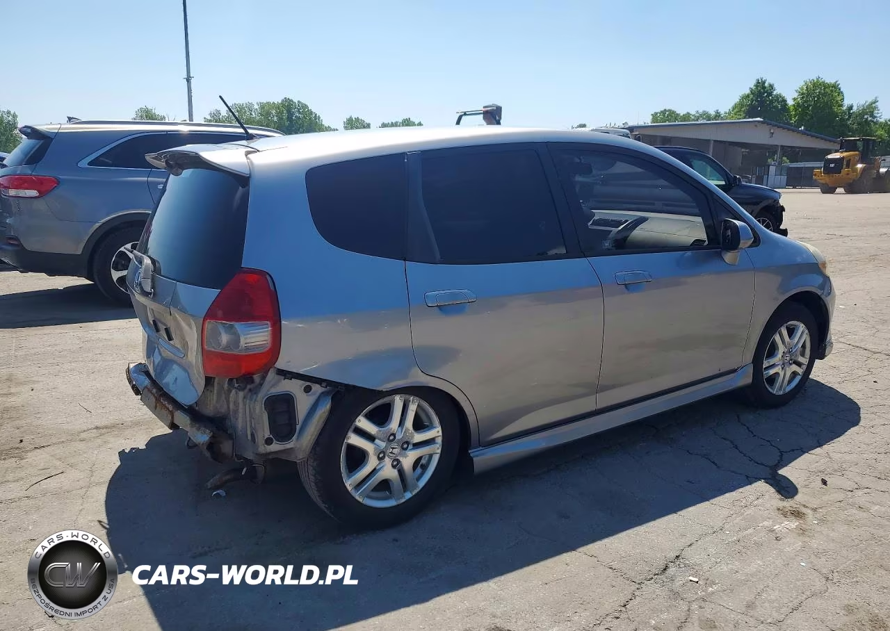 2007 Honda Fit S VIN:JHMGD37617S003193 - 3