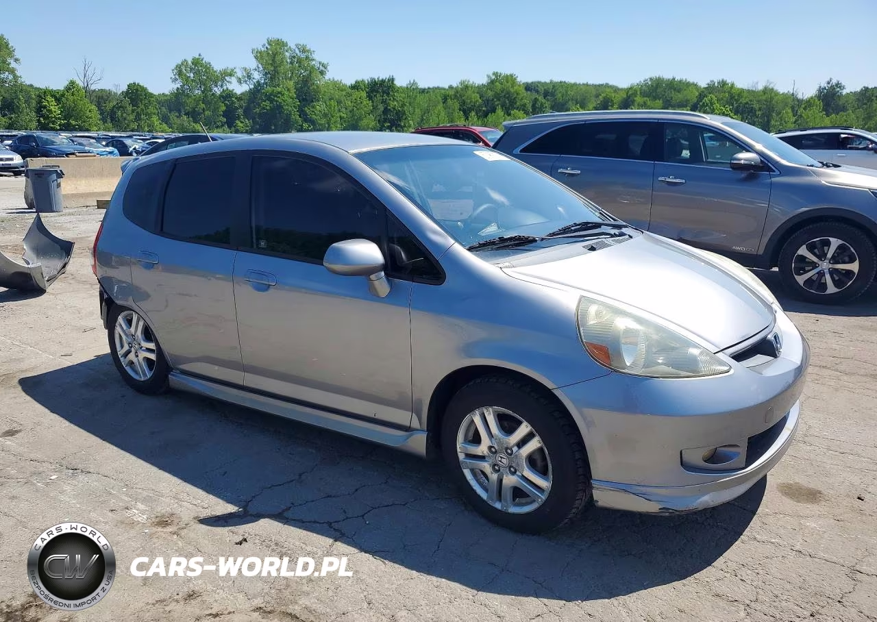 2007 Honda Fit S VIN:JHMGD37617S003193 - 4