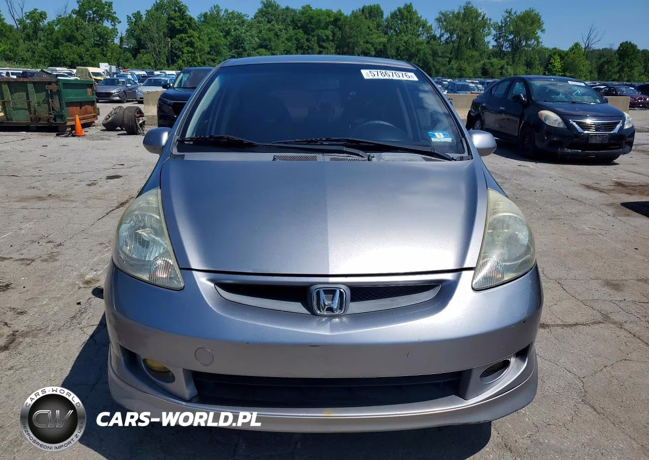 2007 Honda Fit S VIN:JHMGD37617S003193 - 5
