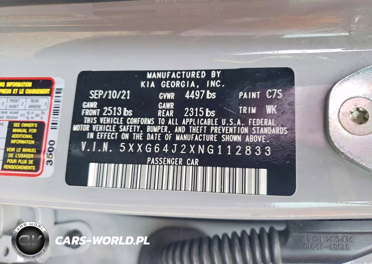 2022 Kia K5 Gt Line VIN:5XXG64J2XNG112833 - 12
