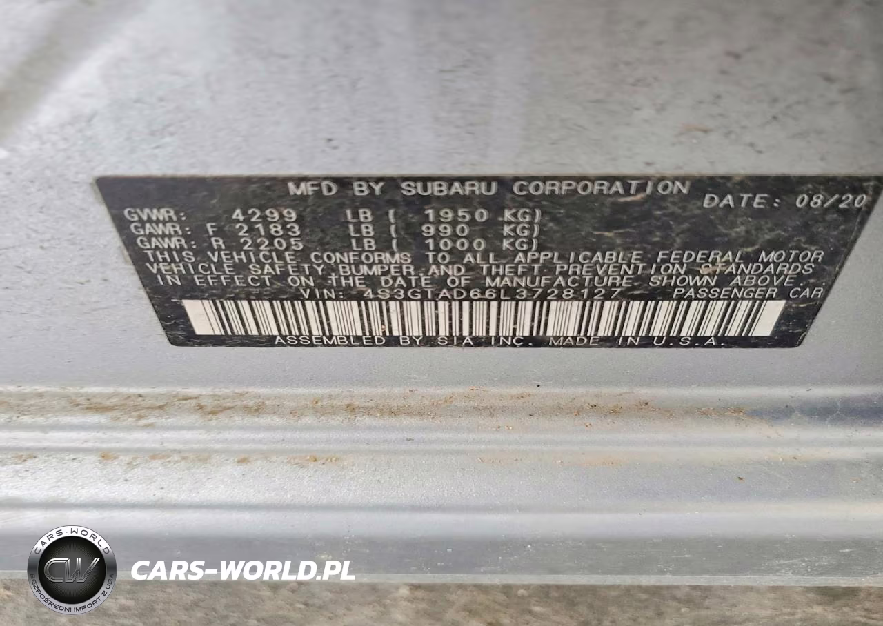 2020 Subaru Impreza Premium VIN:4S3GTAD66L3728127 - 12
