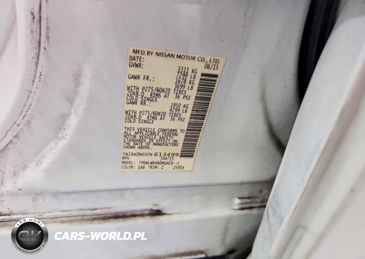2015 Nissan Armada Platinum VIN:5N1BA0NEXFN613499 - 14