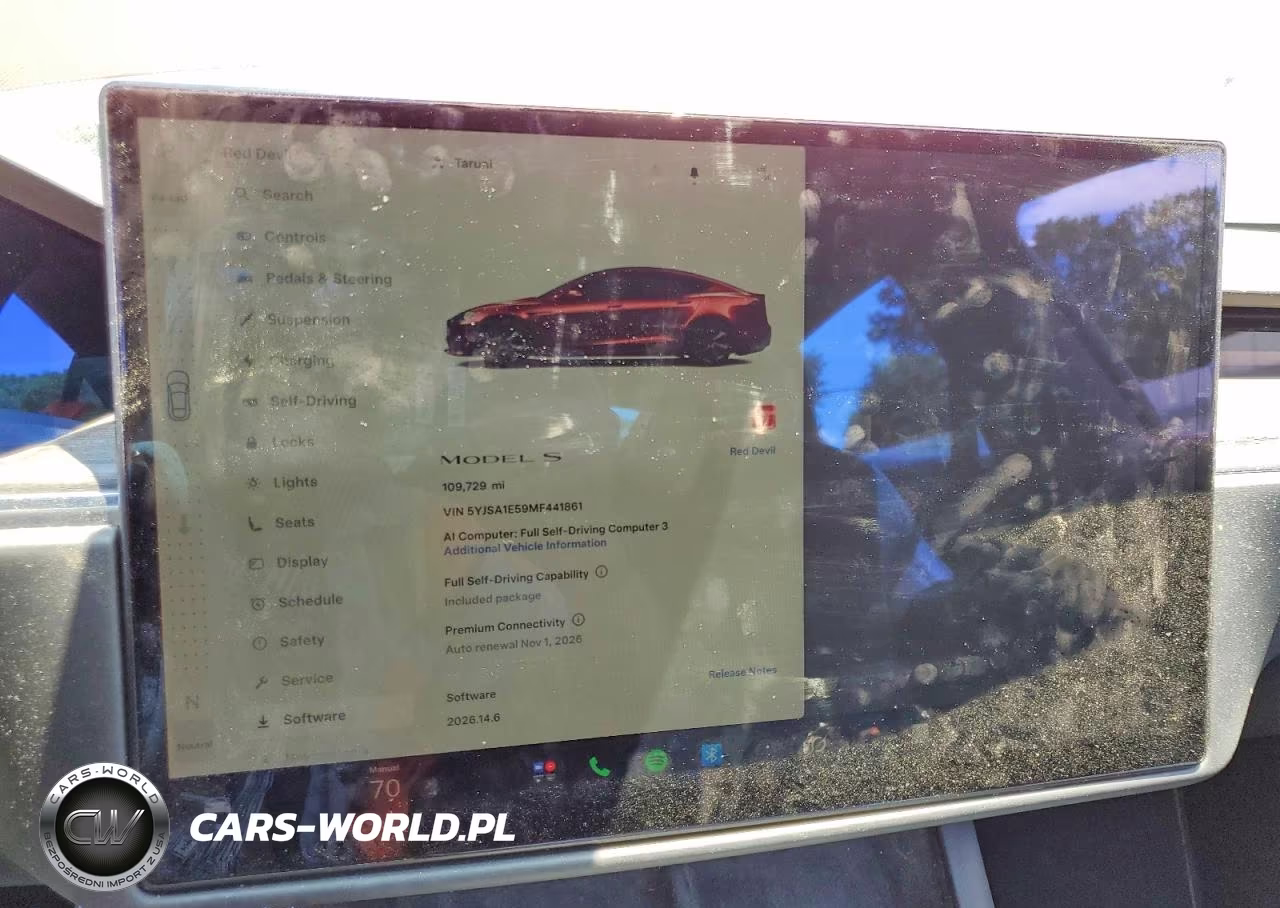 2021 Tesla Model S VIN:5YJSA1E59MF441861 - 9