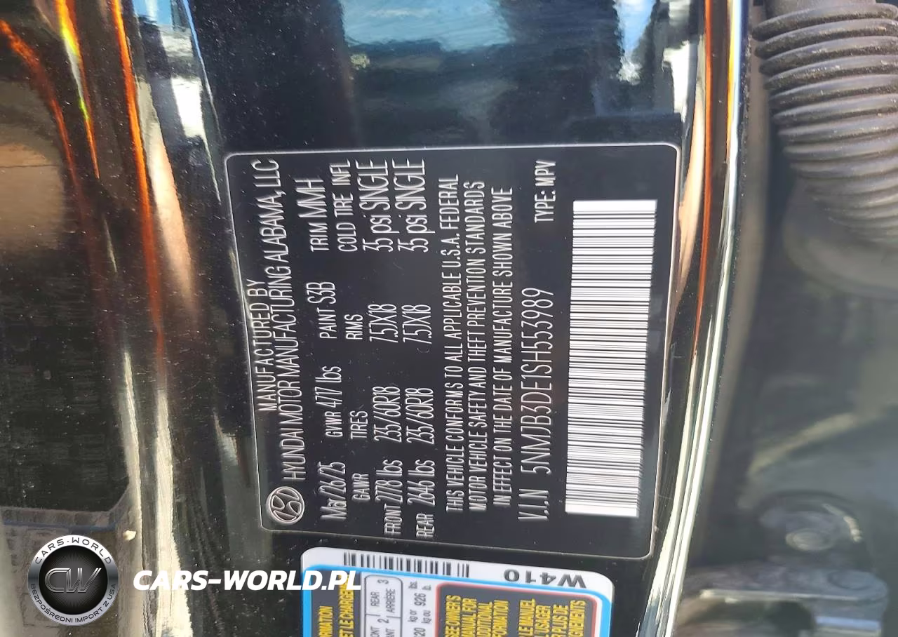 2025 Hyundai Tucson Sel VIN:5NMJB3DE1SH553989 - 13
