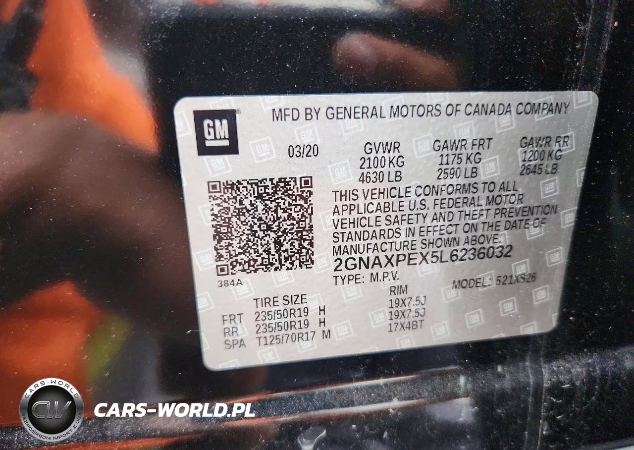 2020 Chevrolet Equinox Premier VIN:2GNAXPEX5L6236032 - 13