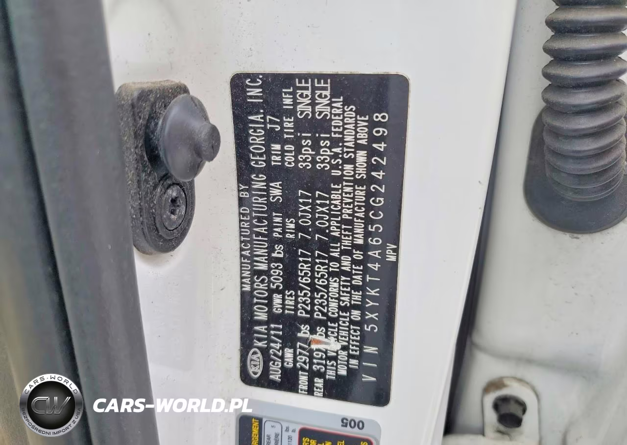 2012 Kia Sorento Lx VIN:5XYKT4A65CG242498 - 13
