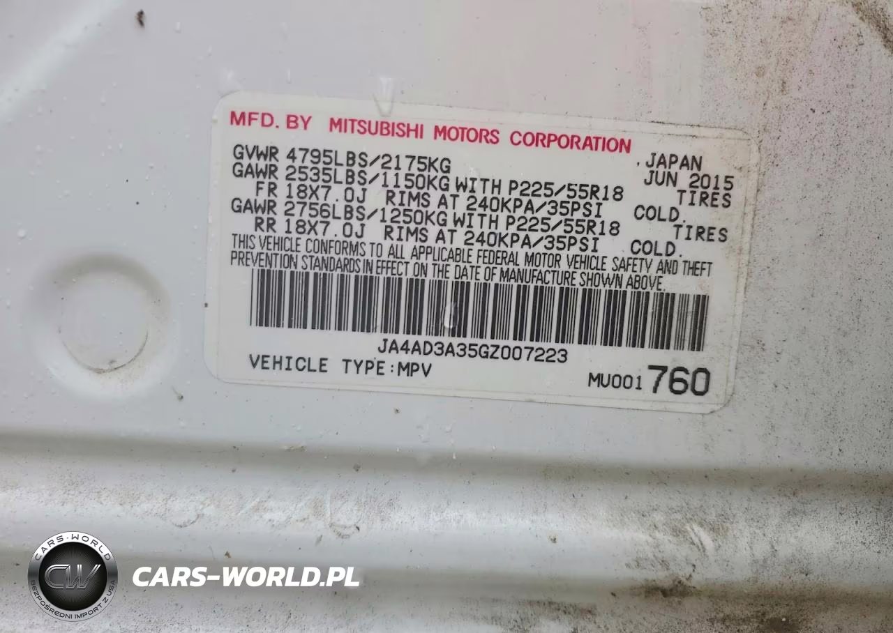 2016 Mitsubishi Outlander VIN:JA4AD3A35GZ007223 - 13
