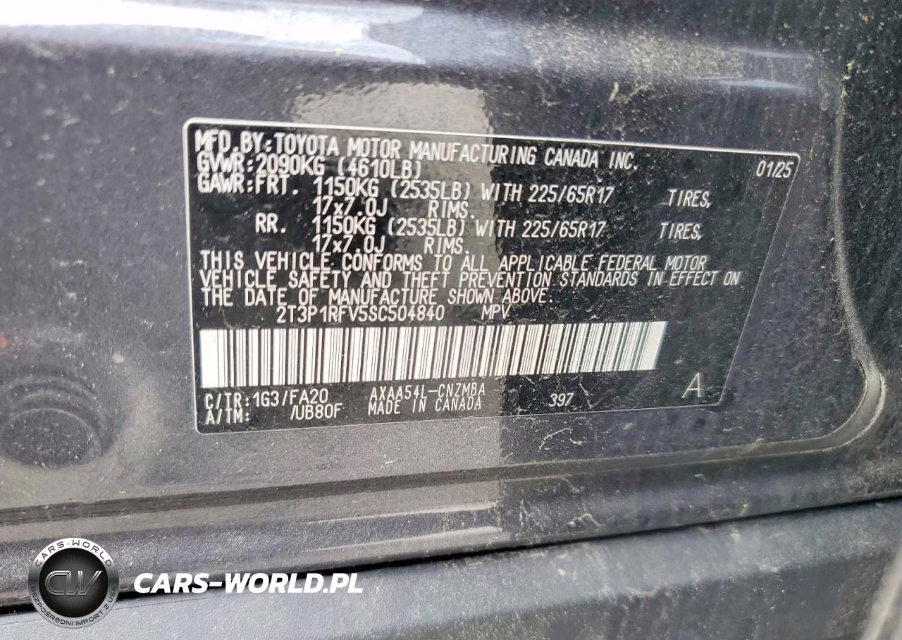 2025 Toyota Rav4 Xle VIN:2T3P1RFV5SC504840 - 13
