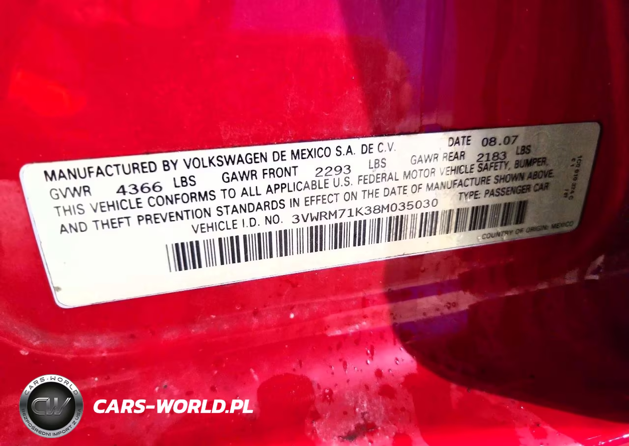 2008 Volkswagen Jetta Se-Sel VIN:3VWRM71K38M035030 - 12