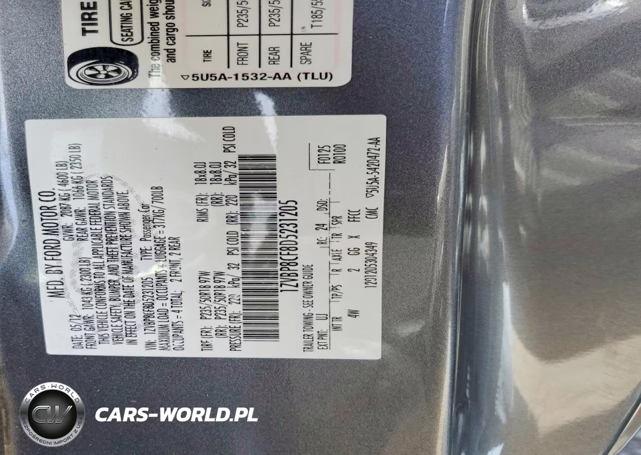 2013 Ford Mustang Gt VIN:1ZVBP8CF8D5231205 - 12