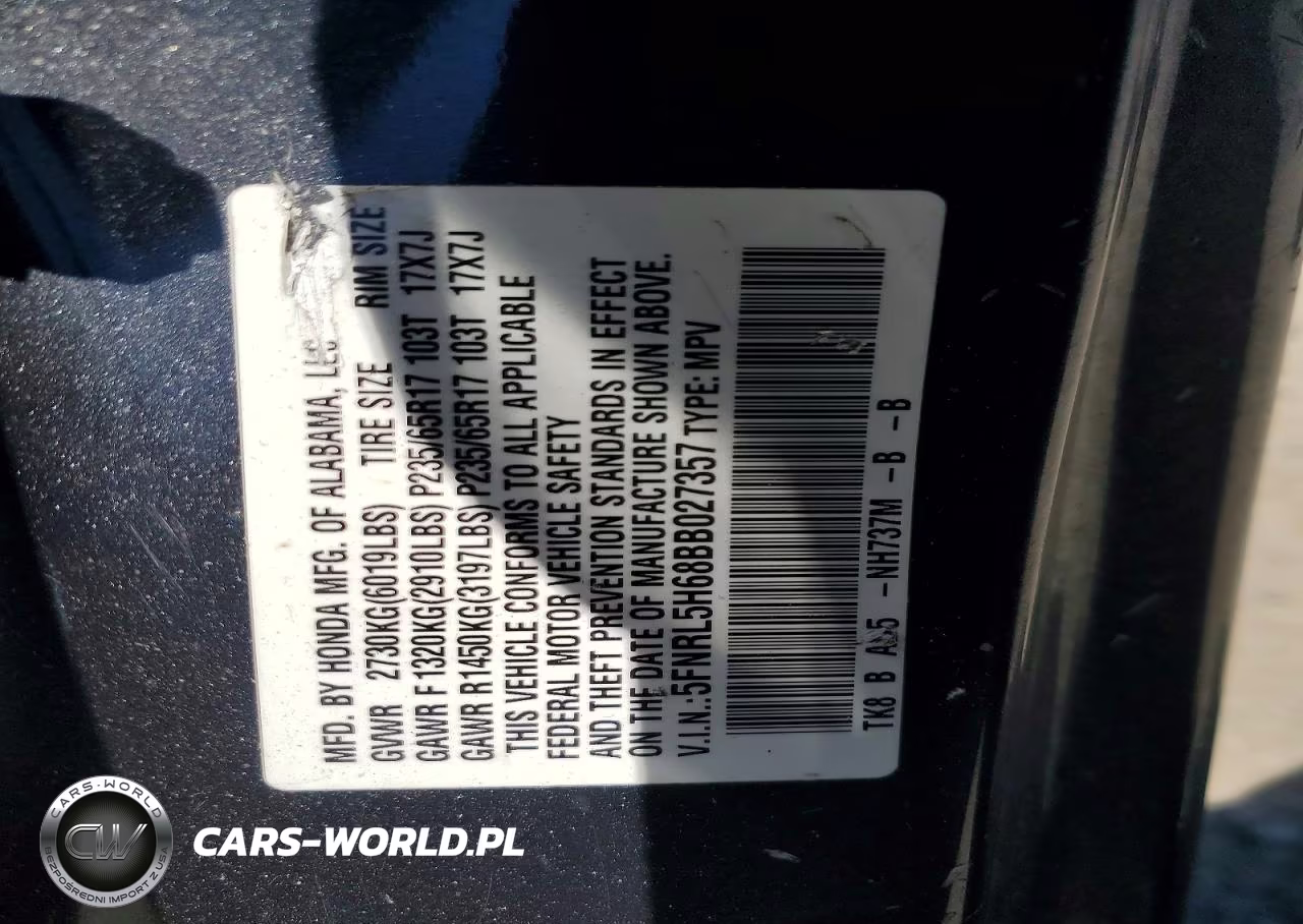 2011 Honda Odyssey Exl VIN:5FNRL5H68BB027357 - 14